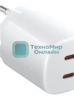 Сетевое зарядное устройство Xiaomi 45W Nano Turbo Charging Power Adapter (2-Port) EU (BHR087OEU)