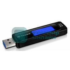 Флешка USB Transcend JetFlash 760 (TS64GJF760), 64Gb, USB 3.0, R/W 130/40, черный/синий