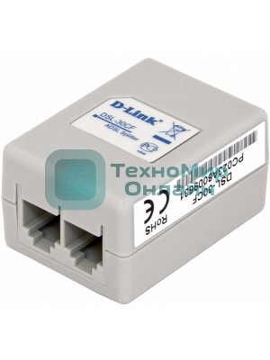 Сплиттер xDSL D-Link DSL-30CF/RS RJ-11 ADSL Annex A