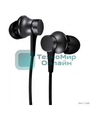 Проводные наушники Xiaomi Mi In-Ear Headphones Basic черный, внутриканальные, Jack 3.5 мм