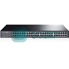 Коммутатор TP-Link SMB TL-SF1048 48-port 10/100M Switch, 48 10/100M RJ45 ports, 1U 19-inch rack-mountable steel case