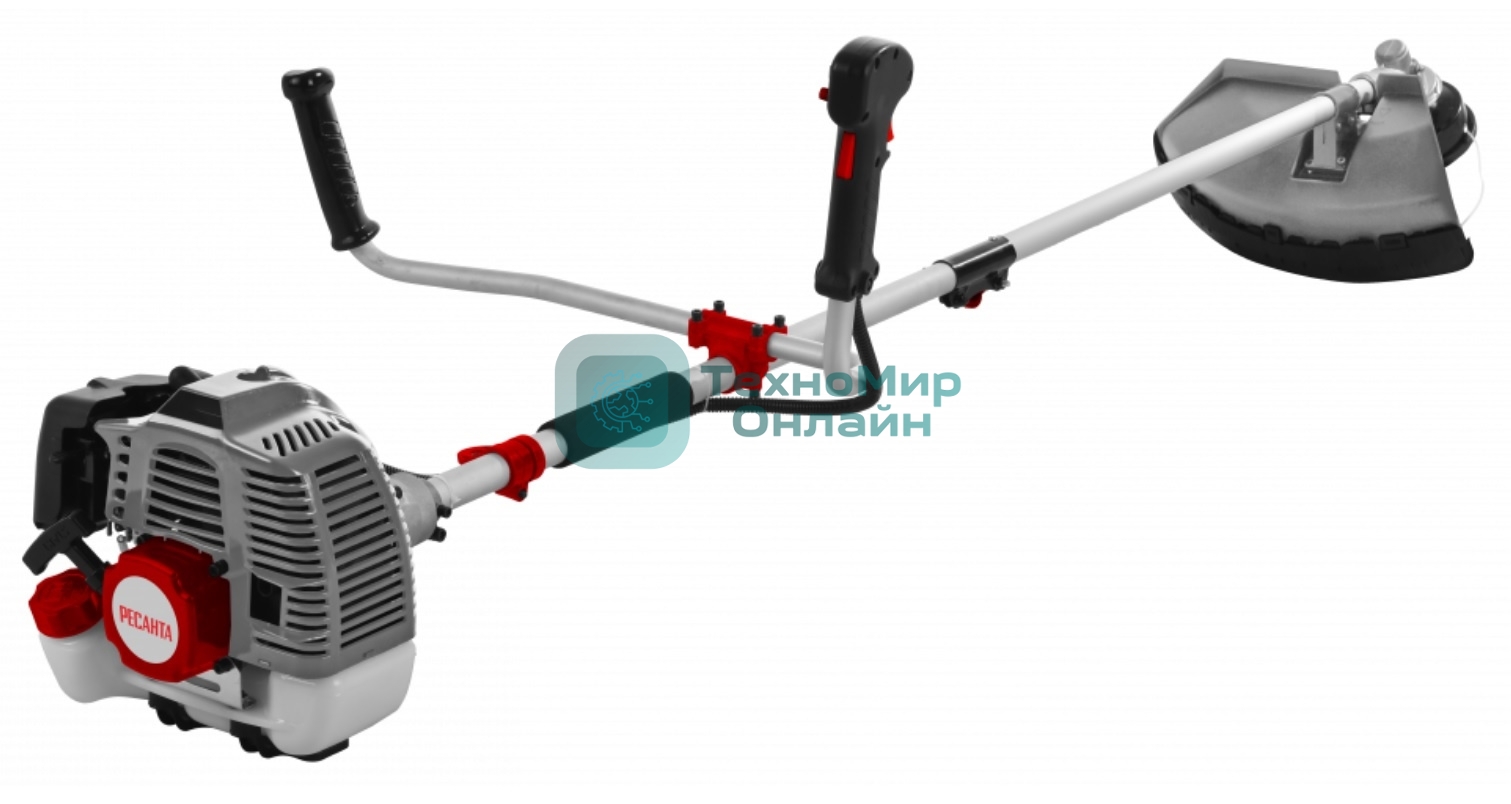 Триммер бензиновый Ресанта БТР-1900P 1900Вт 2.58л.с. разбор.штан. реж.эл.:леска/нож