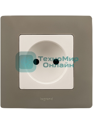 Розетка 2К винт., защ.шт., белый ETIKA Розетка 2К винт., защ.шт., белый