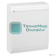 Бокс ЩРН-П-24 модуля навесн.пластик IP41 PRIME белая дверь IEK_MKP82-N-24-WD-41-10