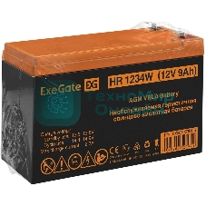 Батарея для ИБП ExeGate EX285953RUS HR1234W (12V 9Ah, клеммы F2)