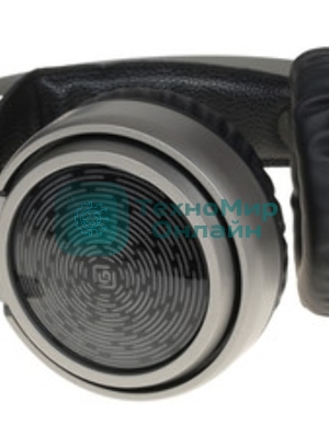 Гарнитура Oklick HS-L600G чёрный, проводная, USB, подсветка