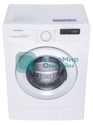 Стиральная машина Maunfeld MFWM127WH051D белый, загрузка фронтальная 7 кг, 1200 об/мин., класс: А+++