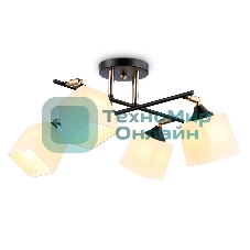 Светильник Ambrella light TR303084/4 BK/FGD/FR черный/золото/белый матовый E27/4 max 40W 580*580*250
