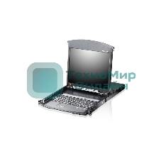 Переключатель электронный ATEN 16P CAT5 HIGH DENSITY DUAL RAIL LCD OVER