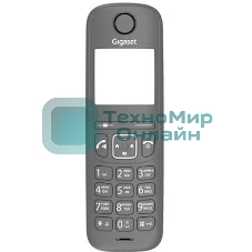 Дополнительная трубка Dect Gigaset AS690HX черный для AS690