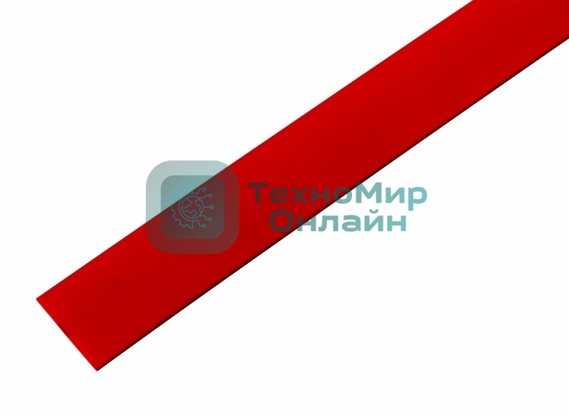 Термоусаживаемая трубка Rexant 22,0/11,0 мм, красная, упаковка 10 шт. по 1 м