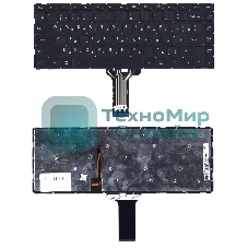 Клавиатура для ноутбука Lenovo Ideapad 100S-14IBR черная с подсветкой