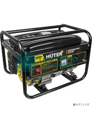 Электрогенератор бензиновый Huter DY3000L, 2.8 кВт, 67 дБ, 39 кг
