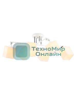 Светильник Ambrella light TR303088/6 WH/CH/FR белый/хром/белый матовый E27/6 max 40W 840*620*260