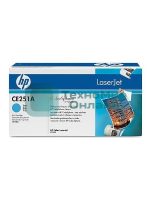 Картридж лазерный HP CE251A голубой для CLJ CM3530/CP3525 7000 стр.