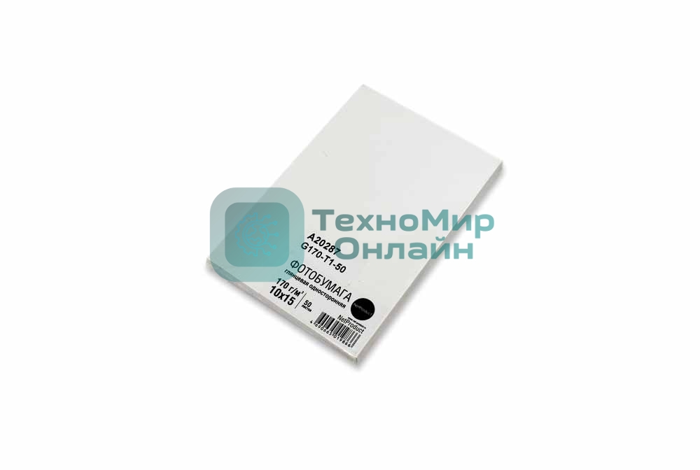 Фотобумага глянцевая односторонняя (NetProduct) 10x15 170 г/м 50л.