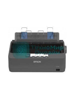 Принтер матричный Epson LX-350 (C11CC24031/C11CC24032), (А4, 357 cps (12 cpi), USB, LPT, COM)