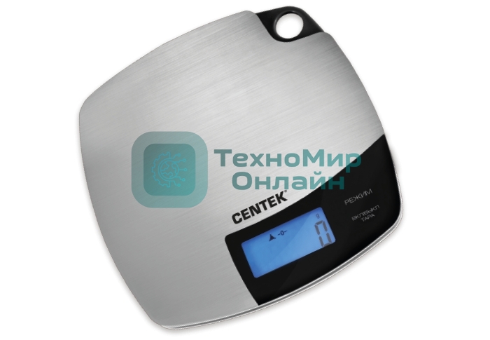 Весы кухонные Centek CT-2463 серый/черный