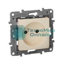 Розетка 2К винты, сл. кость ETIKA 