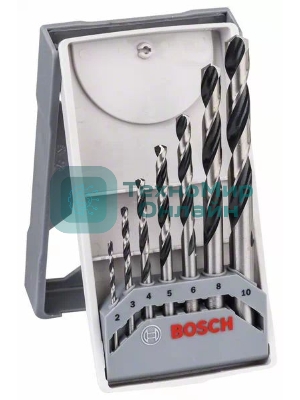 Набор сверл BOSCH 2.608.577.347 HSS PointTeQ 7шт Mini X-Line
