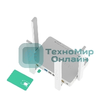 Интернет-центр Keenetic KN-4910 с модемом 4G, Mesh Wi-Fi 5 AC1200 и 4-портовым Smart-коммутатором