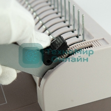 Переплетчик Heleos БП13пс коричневый (БП13ПСК) A4/перф.13л.сшив/макс.450л./пластик.пруж. (6-51мм)