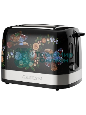 Тостер GARLYN Flower Grace TR-500 - черный