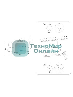 Трековый однофазный светодиодный светильник Ambrella light GL6806 WH белый LED 12W 4200K 230*22*87