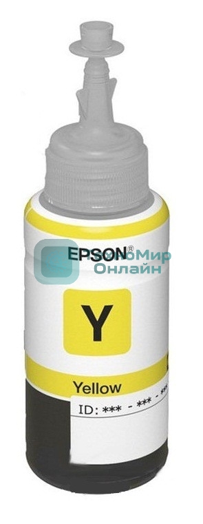 Чернила для Epson C13T66444A Epson L100 (yellow) 70 мл