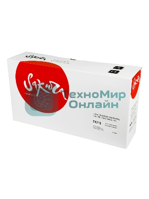 Картридж лазерный Sakura TK715 для Kyocera KM-3050, KM-4050, KM-5050, черный, 34 000 к.