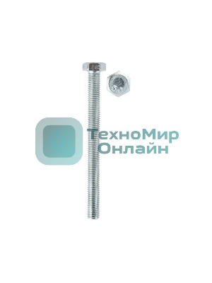 Болт шестигранный Kranz DIN 933, 8х90, упаковка поставщика (24 кг./600 шт.)