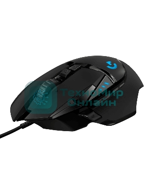 Мышь проводная Logitech G502 HERO черный, 25600 dpi, USB, кнопки - 11