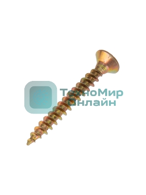 Саморез универсальный Kranz 4х30, желтый цинк, пакет (1000 шт/уп)