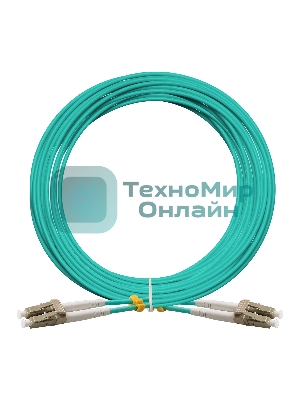 Патч-корд волоконно-оптический ExeGate FC-D-503-LC-LC-10M-LSZH (Шнур ВО MM 50/125 (OM3), LC/UPC-LC/UPC, Duplex, LSZH, 10м)