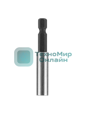 Набор бит Matrix, магнитный адаптер для бит, сталь 45Х, 7 предм., в пласт. закрытом боксе