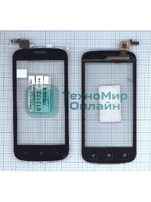 Сенсорное стекло (тачскрин) для Lenovo A760 черное