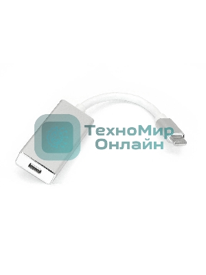 Адаптер Type-C на mini DisplayPort, серебро