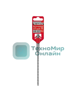 Бур по бетону Matrix, 5 x 160 мм, SDS PLUS c крестовой пластиной