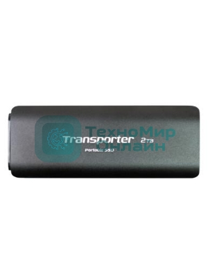 Внешний SSD Patriot Transporter, 2TB, USB 3.2 Gen 2 Type-C, R/W 1000/1000, черный