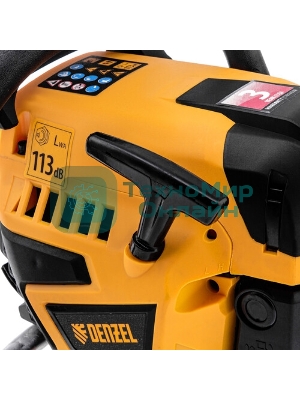 Пила цепная бензиновая Denzel DS-4516, шина 40 см, 45 см 3, 2,5 л.с., шаг 0,325, паз 1,5 мм, 64 зв