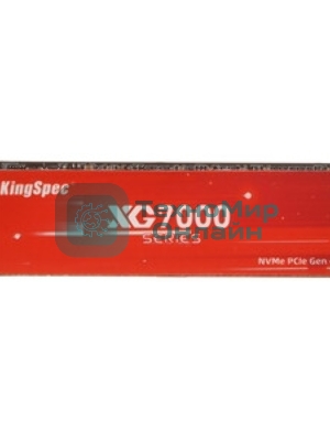 Накопитель SSD KingSpec XG7000, 1Tb, PCIe 4.0 x4, M.2 2280, NVMe, R/W 7400/6600