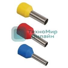 Наконечник-гильза изол. Е1008 (уп. 100 шт) IEK UGN10-001-D14-08