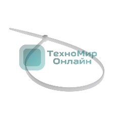 Хомут кабельный Rexant 4.8х400 нейл. белый (уп. 100 шт)