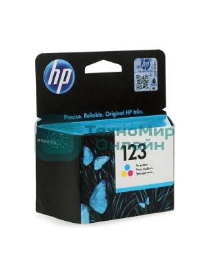 Картридж струйный HP 123 F6V16AE многоцветный, 100 стр., для HP DJ 2130
