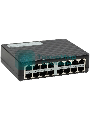 Коммутатор неуправляемый 16-портовый ORIGO OS1116/A1A 10/100 Мбит/с