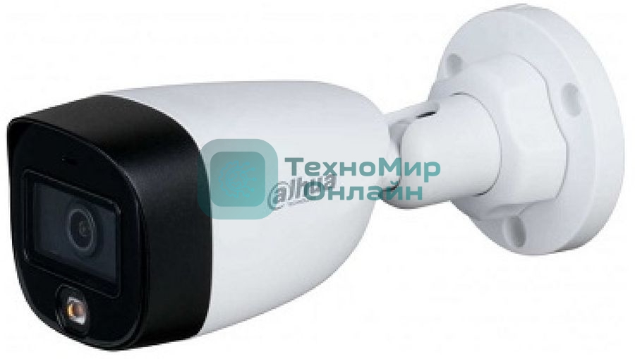 Камера видеонаблюдения аналоговая Dahua DH-HAC-HFW1209CLP-LED-0280B-S2 2.8-2.8мм цв.