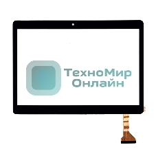 Сенсорное стекло (тачскрин) для Prestigio MultiPad Wize PMT3096 1069A4, черное