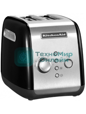 Тостер KitchenAid 5KMT221EOB черный, 1100 Вт, 2 слота