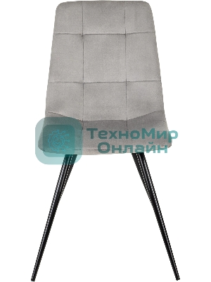 Стул для дома Бюрократ CH-K1_4 комплект 4шт св.серый Holland 09 металл черный на ножках