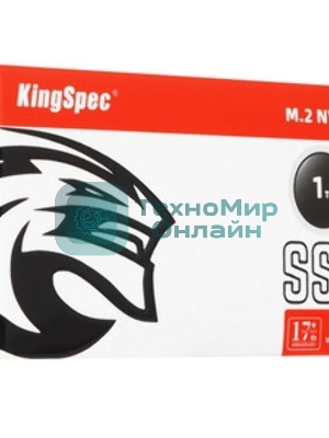 Накопитель SSD KingSpec XG7000, 1Tb, PCIe 4.0 x4, M.2 2280, NVMe, R/W 7400/6600